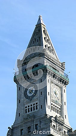 Old stone clock tower