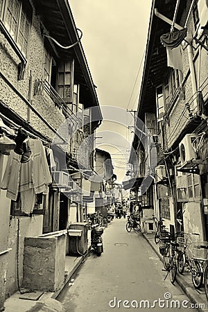 Old street in Shanghai