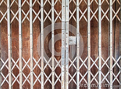 Old style steel door
