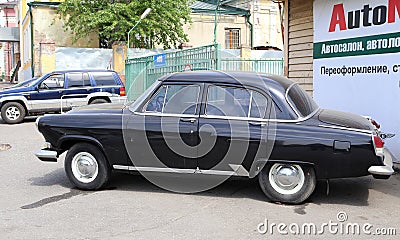 The old styled car of VOLGA model