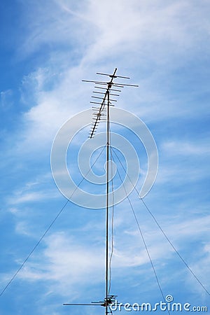 Old television antenna