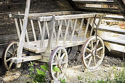 Old toy wagon