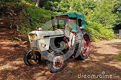 The old tractor