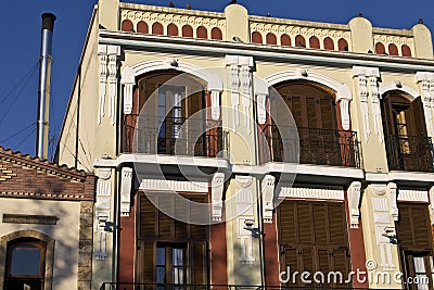 Old traditional house at Komotini in Greece