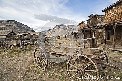 Old Trail Town Cedar Rattlesnake mountains