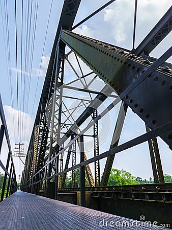 Old train bridge