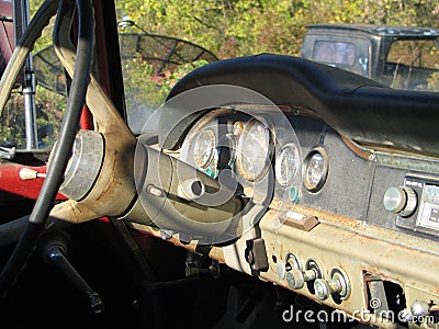 Old Truck Dashboard