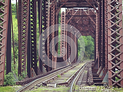 Old Truss Train Bridge