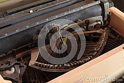 Old typewriter