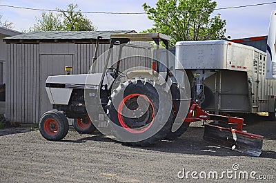 Old vintage tractor