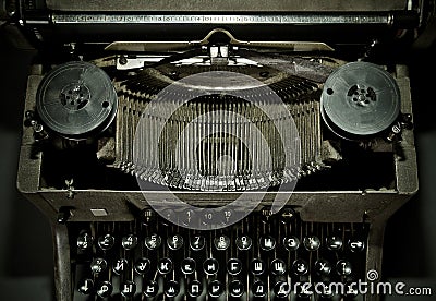 Old vintage typewriter