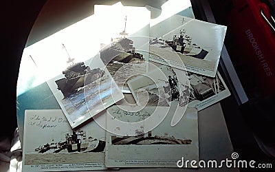 Old war navy postcards