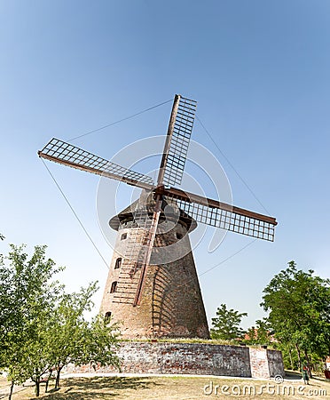 Old Windmill On A Farm Stock Image - Image: 36355281