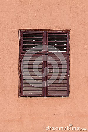 Old window with shuttter