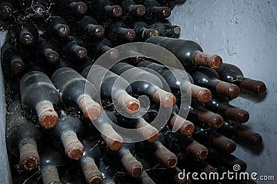 Old wine bottles