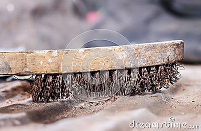 Old wire brush