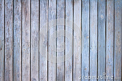 Old wooden blue painted boards background