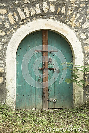 Old wooden gate