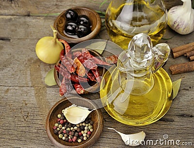 Olive Oil And Spices