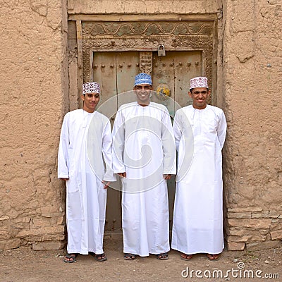 Omani Men Editorial Image
