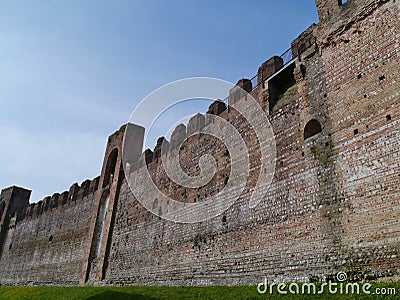 One of towers in the city wall of Cittadella