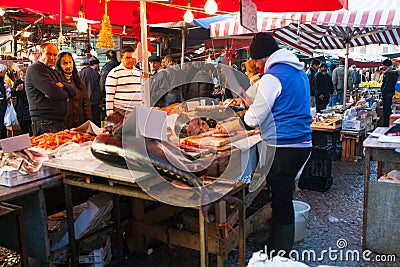 Open-air market, Palermo