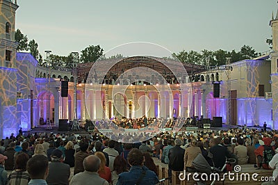 Open air opera concert.