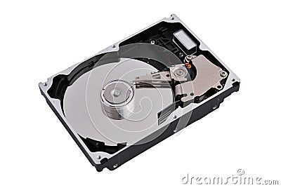 Open Hot Swap HDD Royalty Free Stock Photo