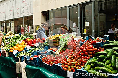 Open market in Dublin