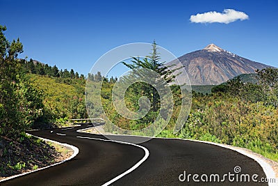 Open road Tenerife