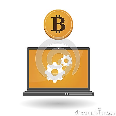 Bitcoin on Open Source Money Bitcoin Royalty Free Stock Photos   Image  33435758