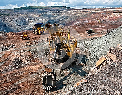 Opencast mine