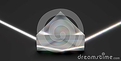 Optical prism reflecting light beam