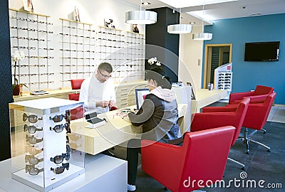 Optician shop