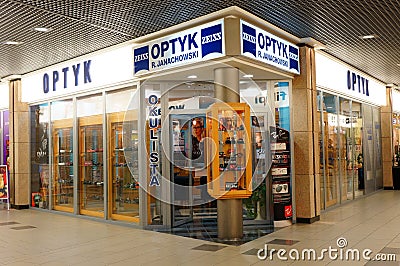 Optician store