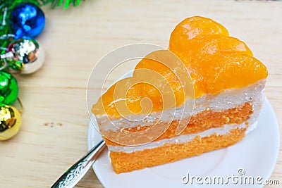 Orange cake.