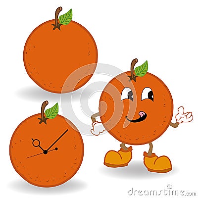 Orange Cartoon Vector Royalty Free Stock Image - Image: 29392766