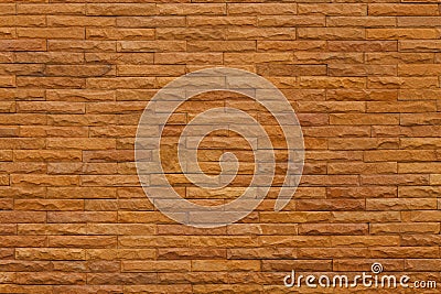 Orange slate stone wall for pattern and background