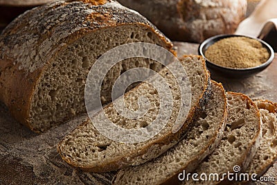 Organic Homemade Ancient Grain Bread