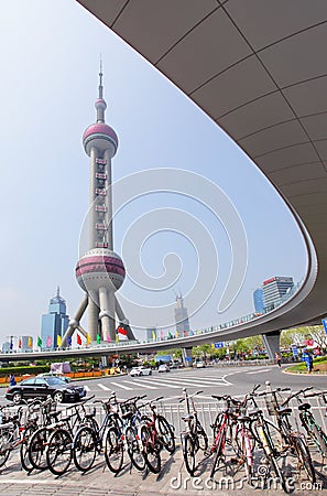 The Oriental Pearl Radio and TV Tower