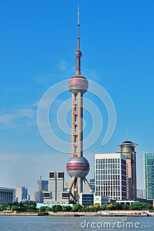 Oriental pearl tower in Shanghai