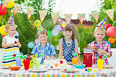 Outdoor birthday party for toddlers