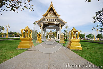 Outdoor design and garden in thailand