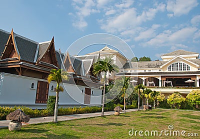 Outdoor design of hotel in thailand