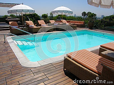 Outdoor in-ground pool