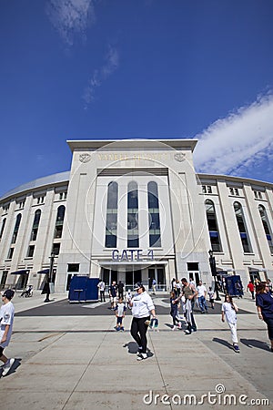 Outdoor View of Yankee Stadium
