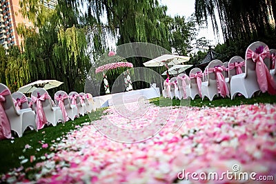 Outdoor wedding Scene