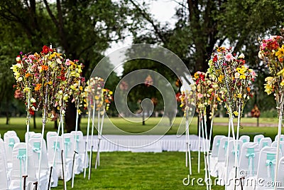 Outdoor wedding Scene