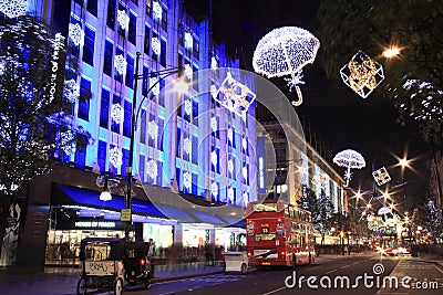 Oxford Street Christmas lights