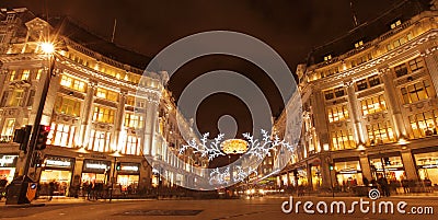 Oxford Street Christmas lights